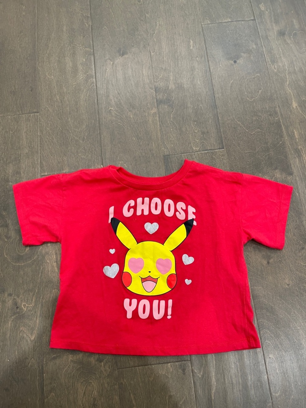 Pokémon kids 6/7  Graphic Tee Crop top